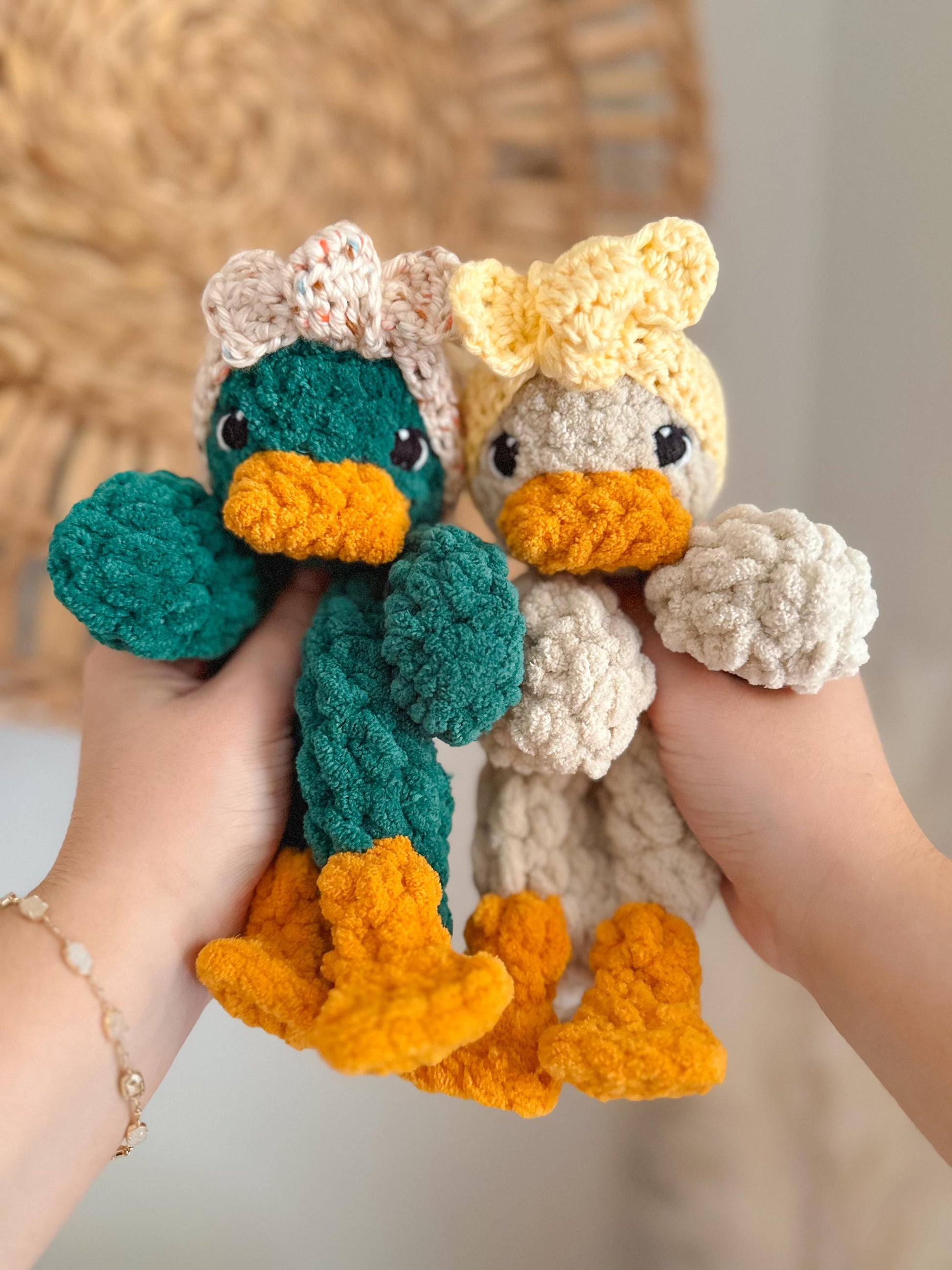 Baby Della Duck Lovey Crochet Pattern (Fable Collection)