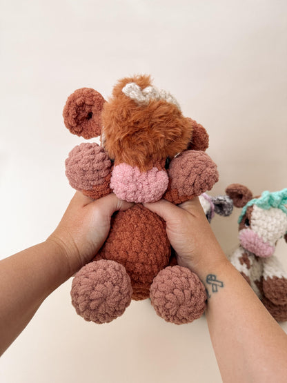 BkayCrochetCo Charlie the Calf STUFFIE Amigurumi Crochet Pattern PDF