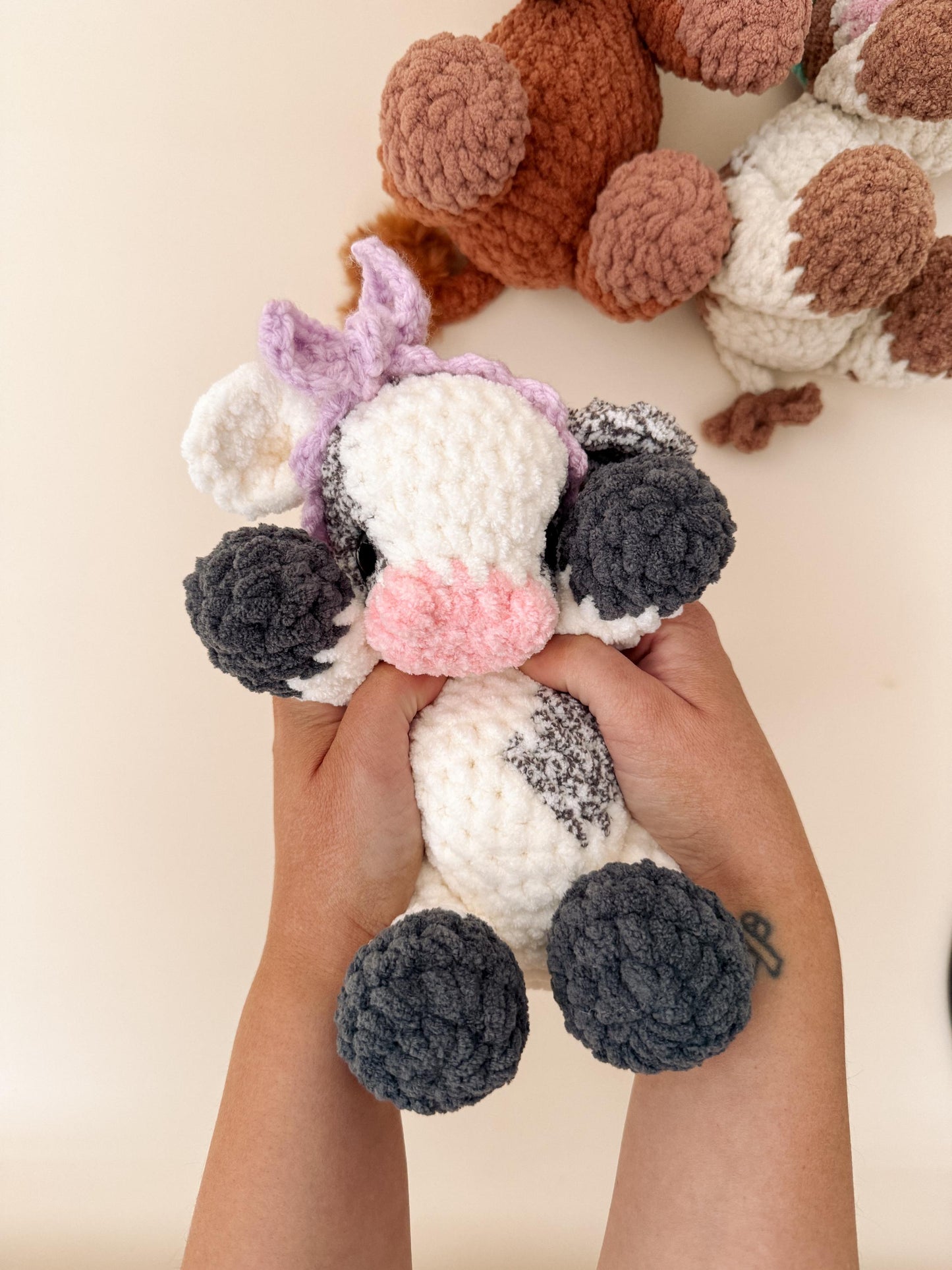 BkayCrochetCo Charlie the Calf STUFFIE Amigurumi Crochet Pattern PDF