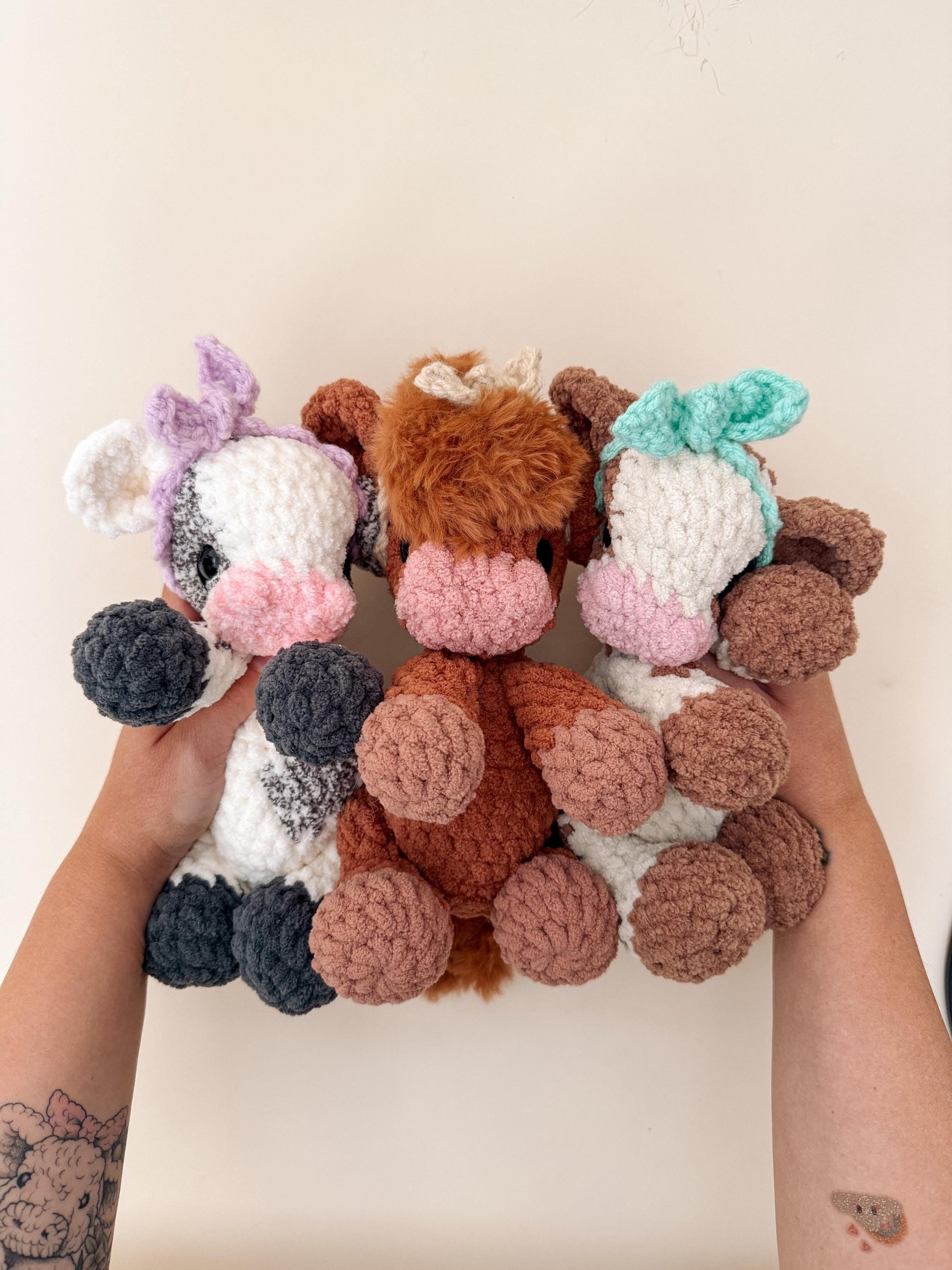 BkayCrochetCo Charlie the Calf STUFFIE Amigurumi Crochet Pattern PDF