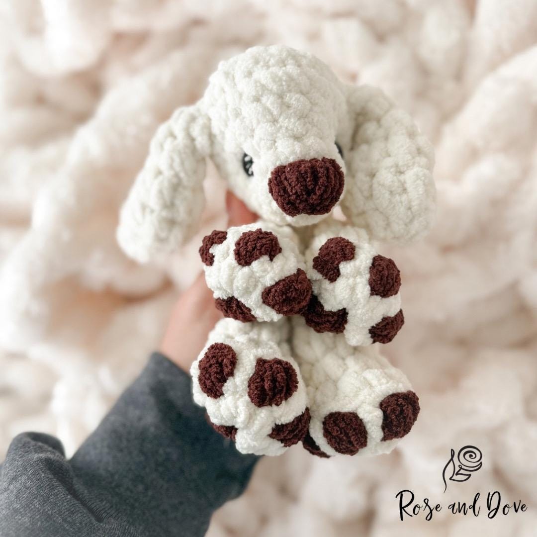 BkayCrochetCo ITTY Paw the Puppy STUFFIE Amigurumi Crochet Pattern PDF