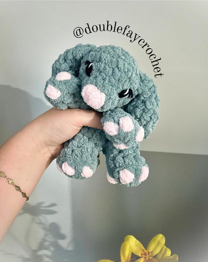 BkayCrochetCo ITTY Paw the Puppy STUFFIE Amigurumi Crochet Pattern PDF