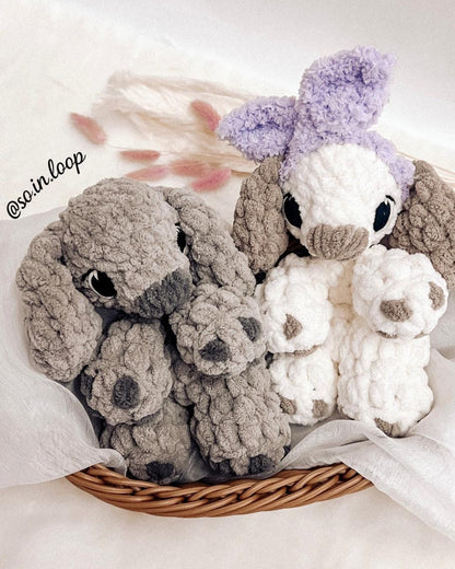 BkayCrochetCo ITTY Paw the Puppy STUFFIE Amigurumi Crochet Pattern PDF