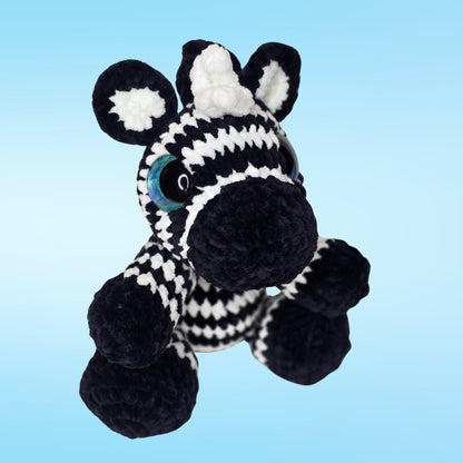 SnuggleBeansCrochet Zippy the Zebra Crochet Pattern Sploot Series PDF