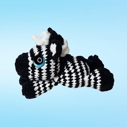 SnuggleBeansCrochet Zippy the Zebra Crochet Pattern Sploot Series PDF