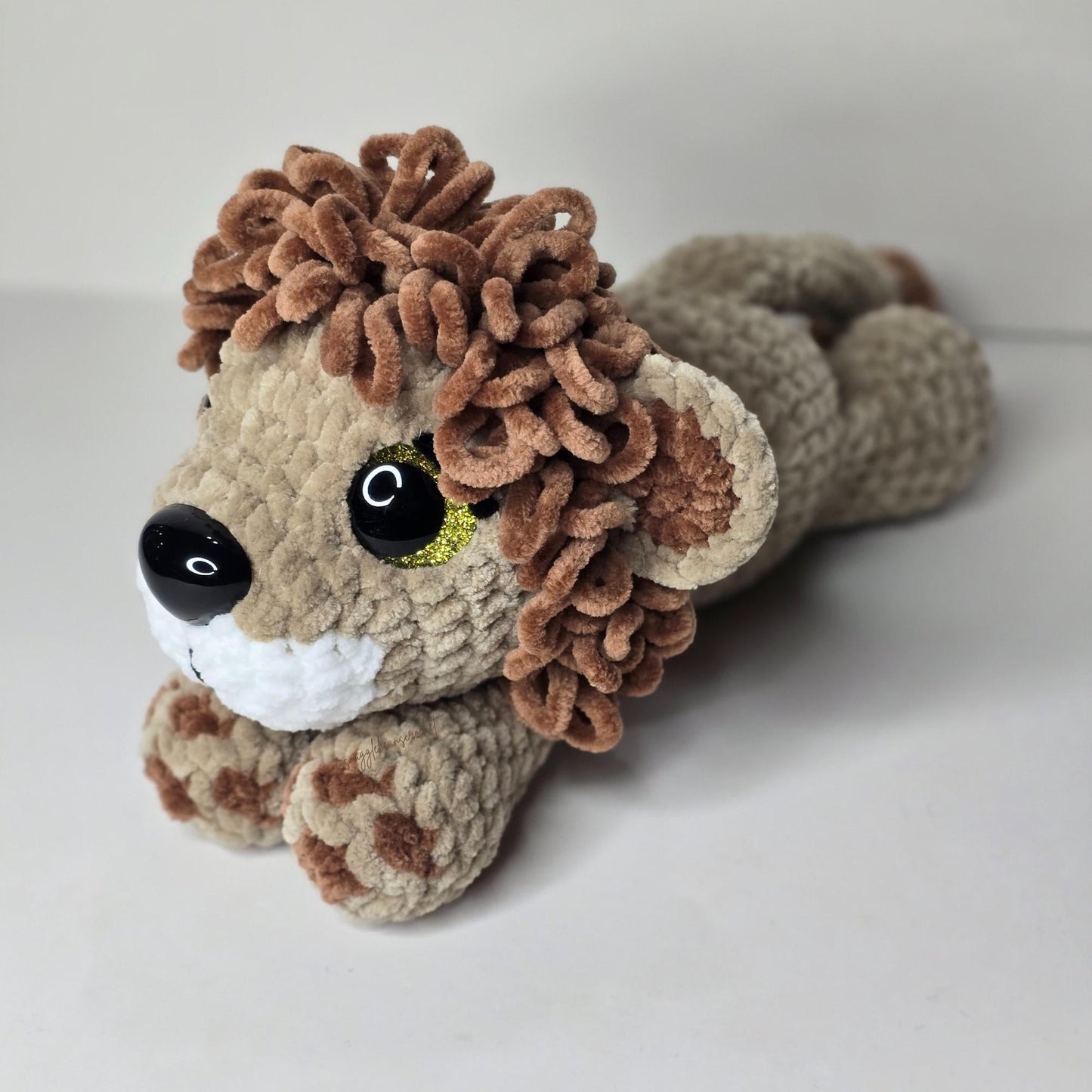 SnuggleBeansCrochet Libby & Lester the Lion Crochet Pattern Low-Sew Amigurumi PDF