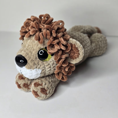 SnuggleBeansCrochet Libby & Lester the Lion Crochet Pattern Low-Sew Amigurumi PDF