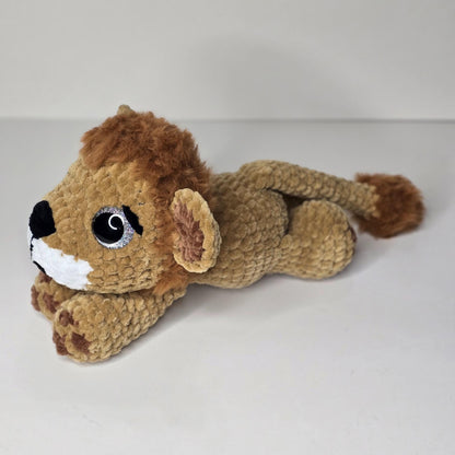 SnuggleBeansCrochet Libby & Lester the Lion Crochet Pattern Low-Sew Amigurumi PDF