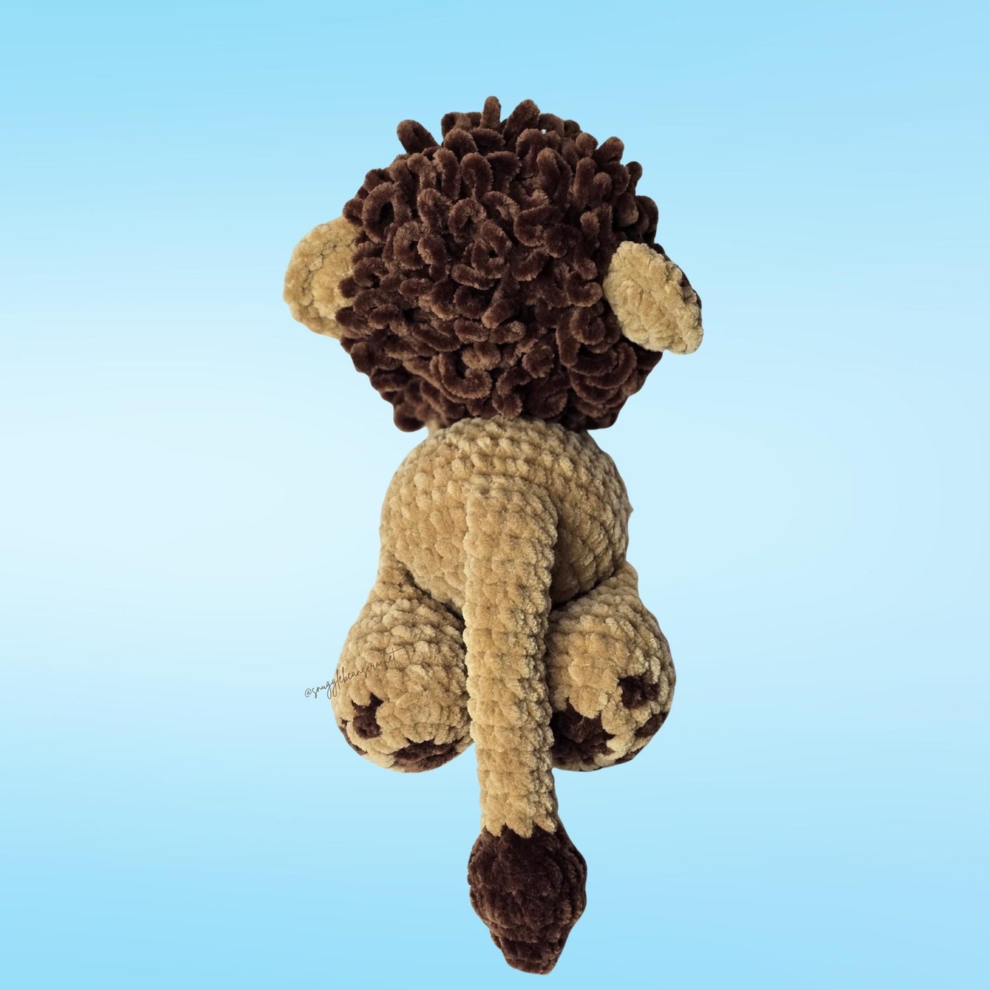 SnuggleBeansCrochet Libby & Lester the Lion Crochet Pattern Low-Sew Amigurumi PDF