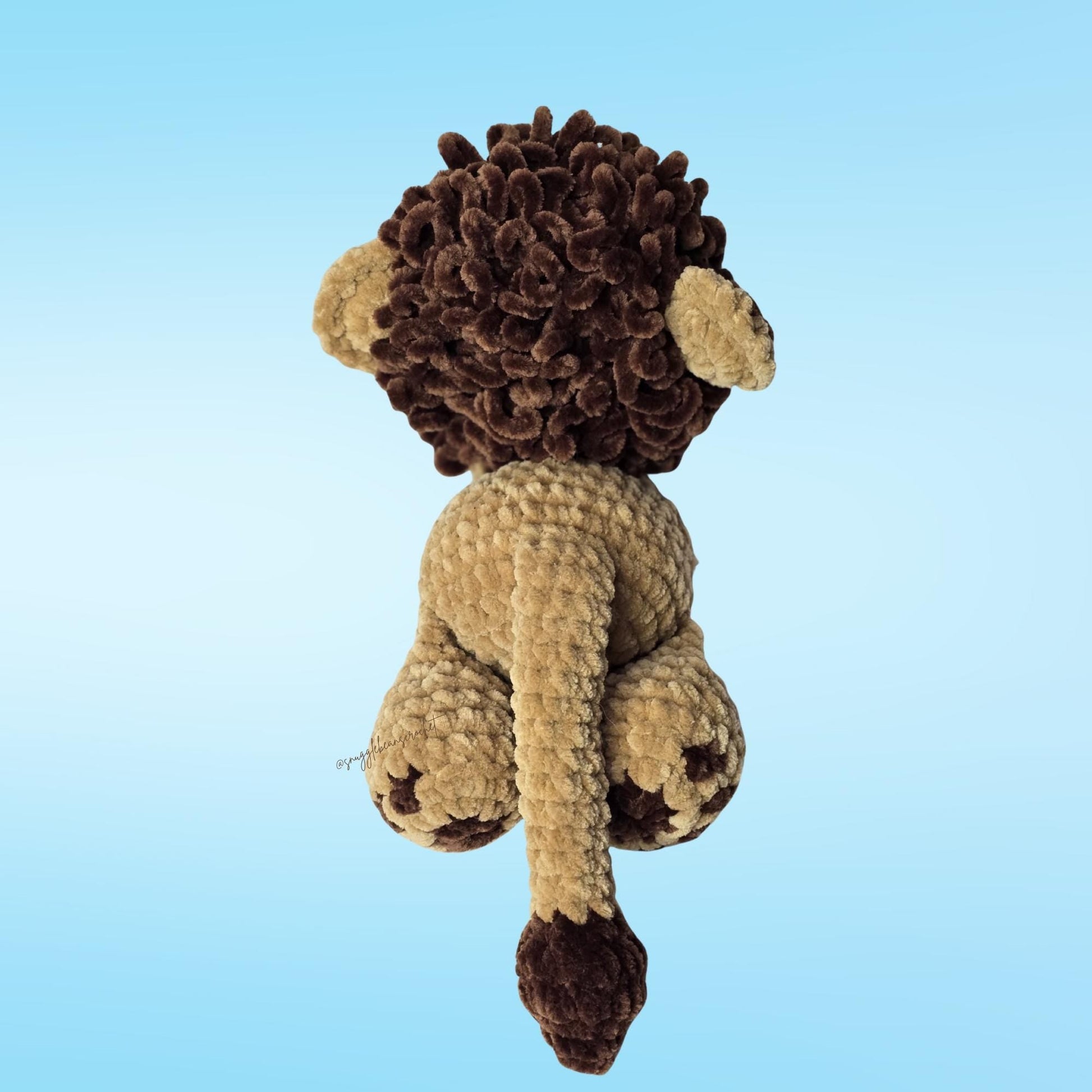 SnuggleBeansCrochet Libby & Lester the Lion Crochet Pattern Low-Sew Amigurumi PDF