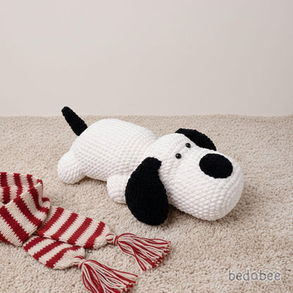 Bedabee Sleepy Puppy Dog Crochet Pattern Amigurumi PDF Tutorial