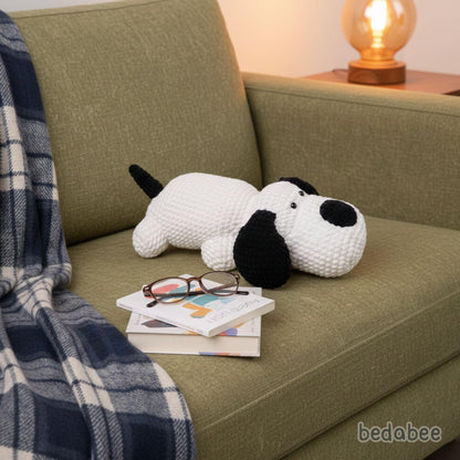 Bedabee Sleepy Puppy Dog Crochet Pattern Amigurumi PDF Tutorial