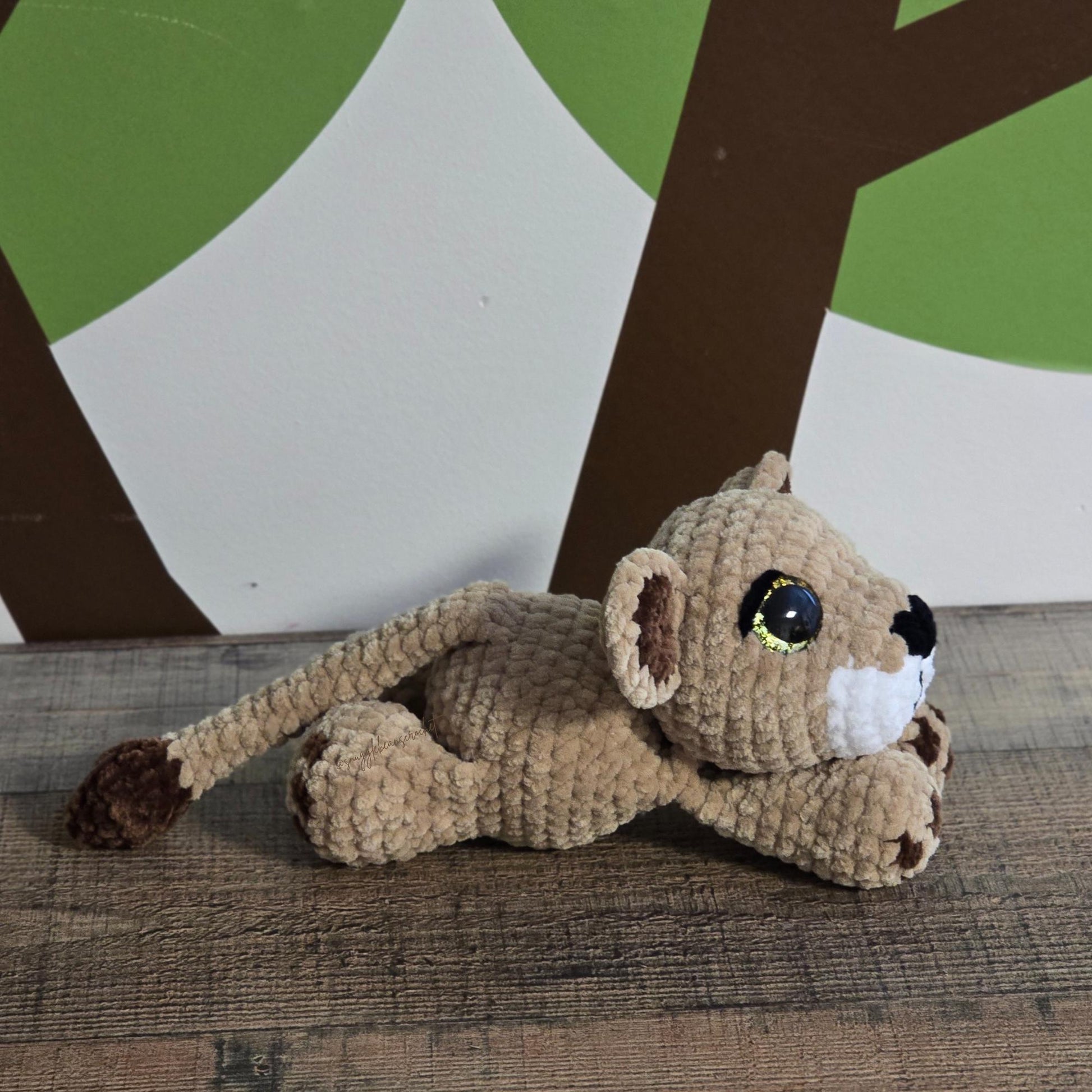 SnuggleBeansCrochet Libby & Lester the Lion Crochet Pattern Low-Sew Amigurumi PDF