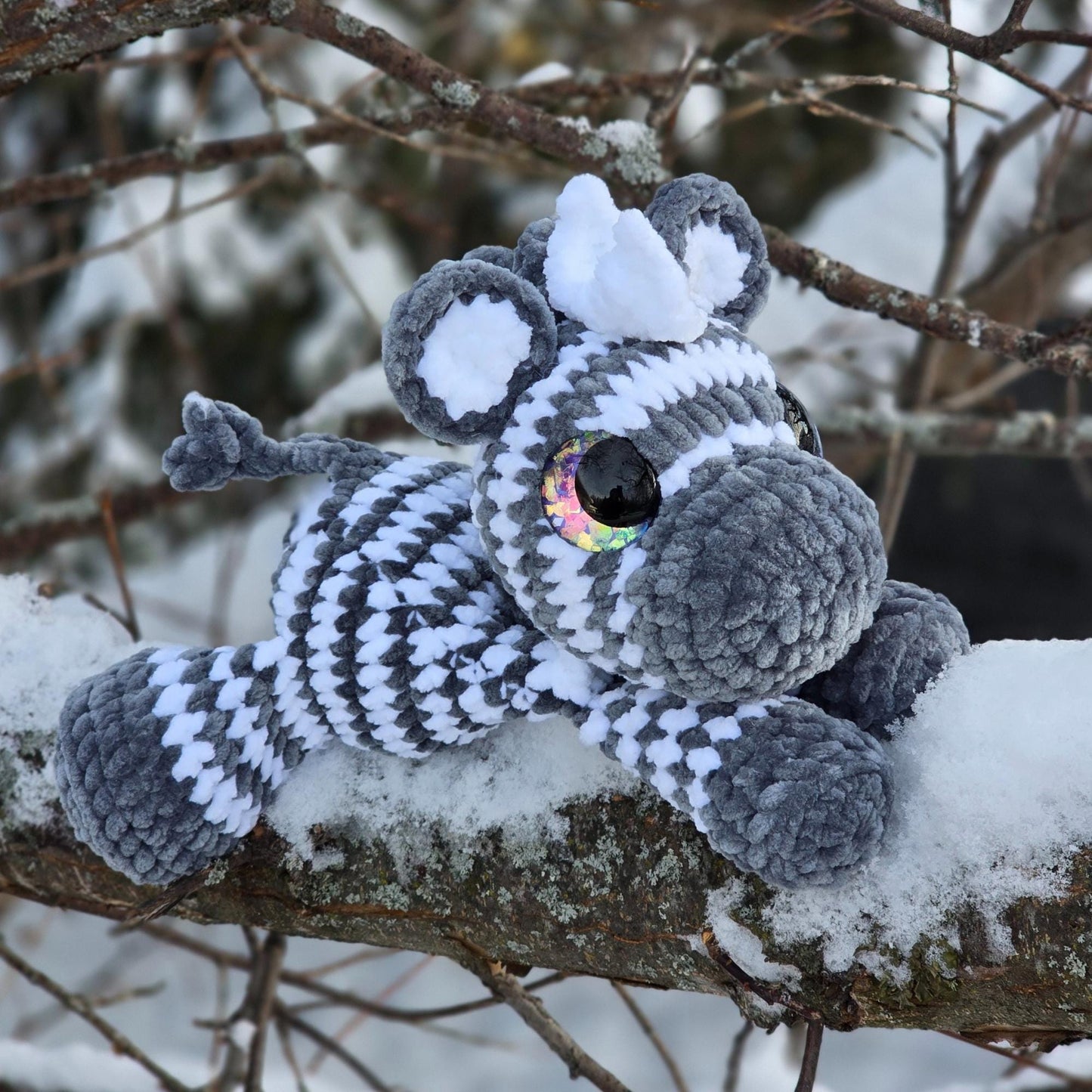 SnuggleBeansCrochet Zippy the Zebra Crochet Pattern Sploot Series PDF