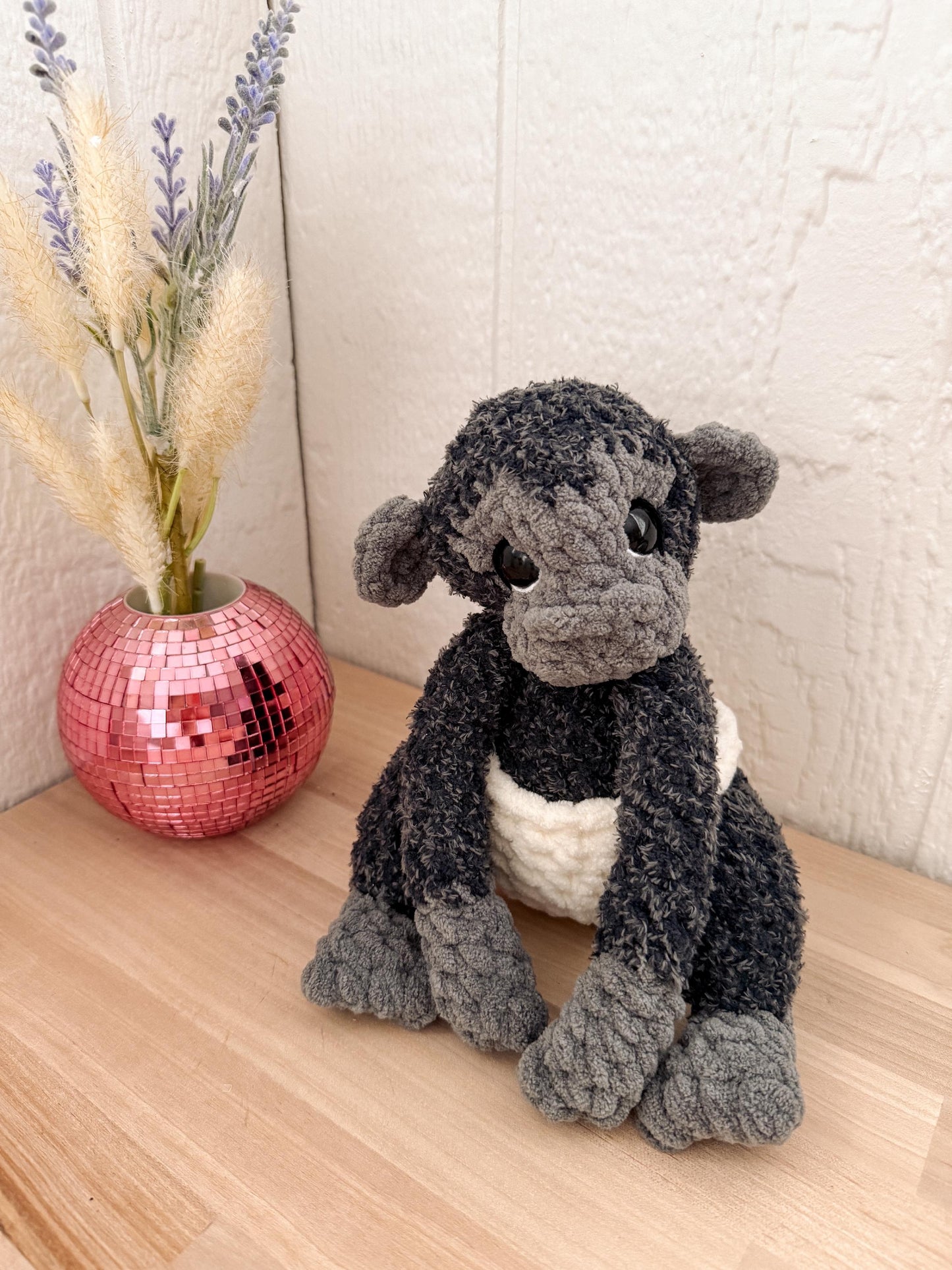 BkayCrochetCo Memphis the Monkey STUFFIE Amigurumi Crochet Pattern PDF