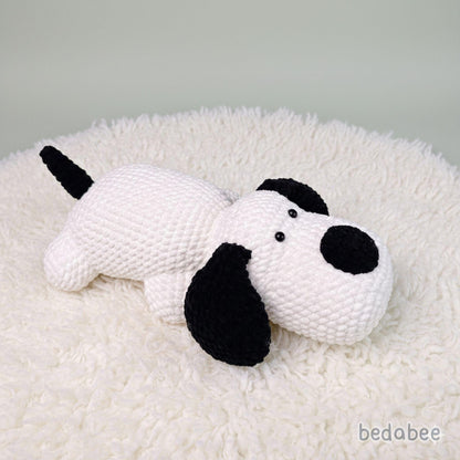 Bedabee Sleepy Puppy Dog Crochet Pattern Amigurumi PDF Tutorial