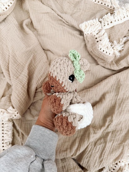 BkayCrochetCo Mara the Capybara SNUGGLER Amigurumi Crochet Pattern PDF
