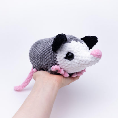 TheresasCrochetShop Mama and Babies Opossum Set Amigurumi Crochet Pattern PDF