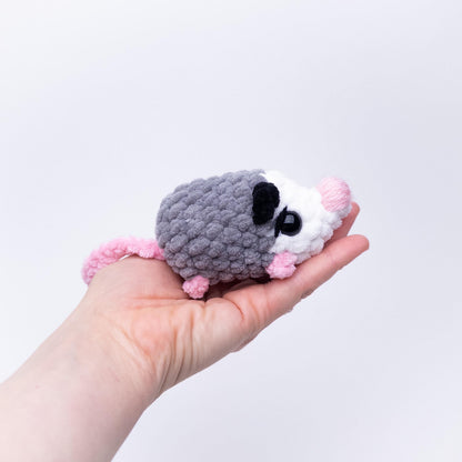 TheresasCrochetShop Mama and Babies Opossum Set Amigurumi Crochet Pattern PDF