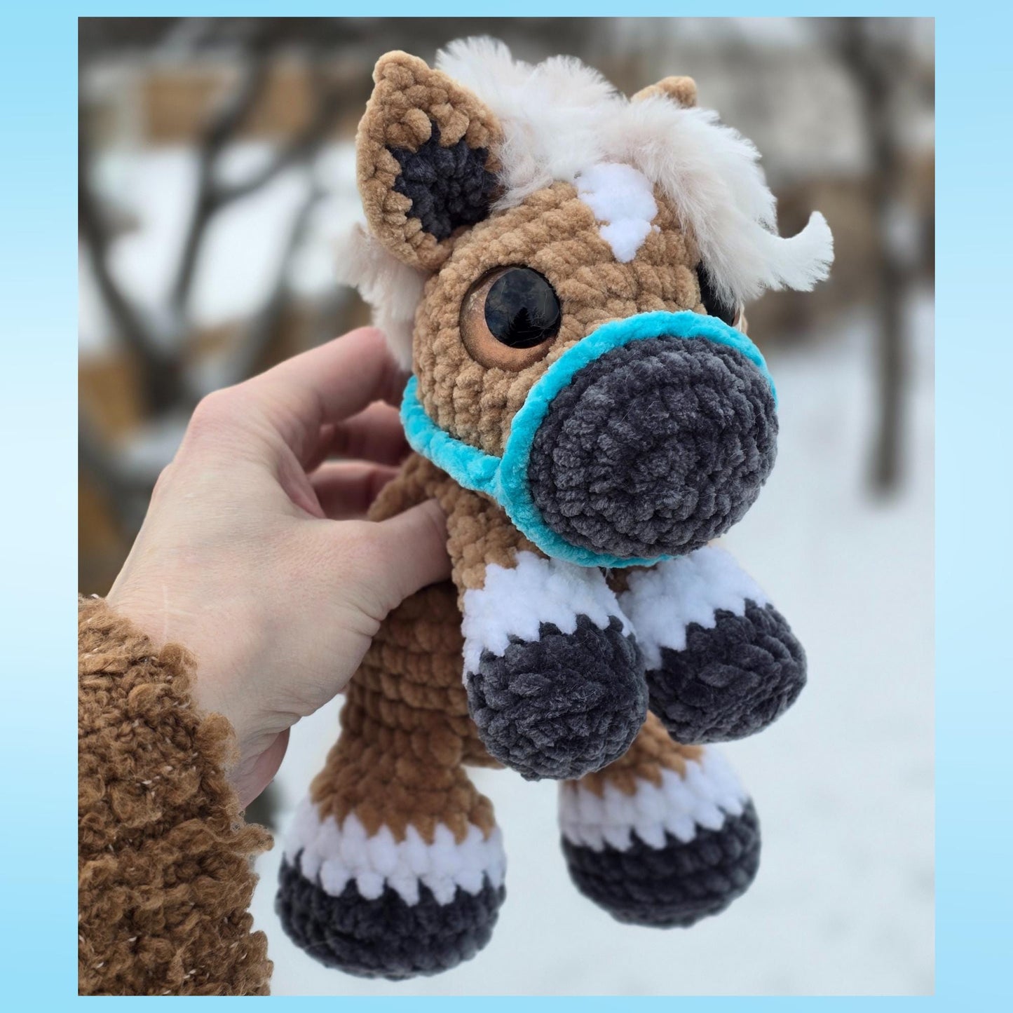 SnuggleBeansCrochet Hailey the Horse Crochet Pattern Bundle Sploot Series PDF