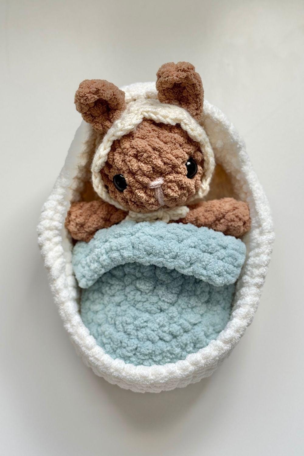 Oak and Marlow Baby Beth Bunny Crochet Pattern