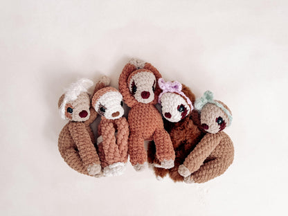 BkayCrochetCo Sloane the Sloth SNUGGLER + STUFFIE Amigurumi Crochet Pattern PDF