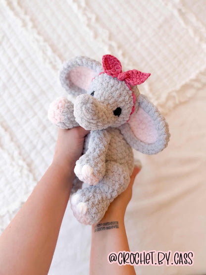 BkayCrochetCo May the Elephant STUFFIE Amigurumi Crochet Pattern PDF