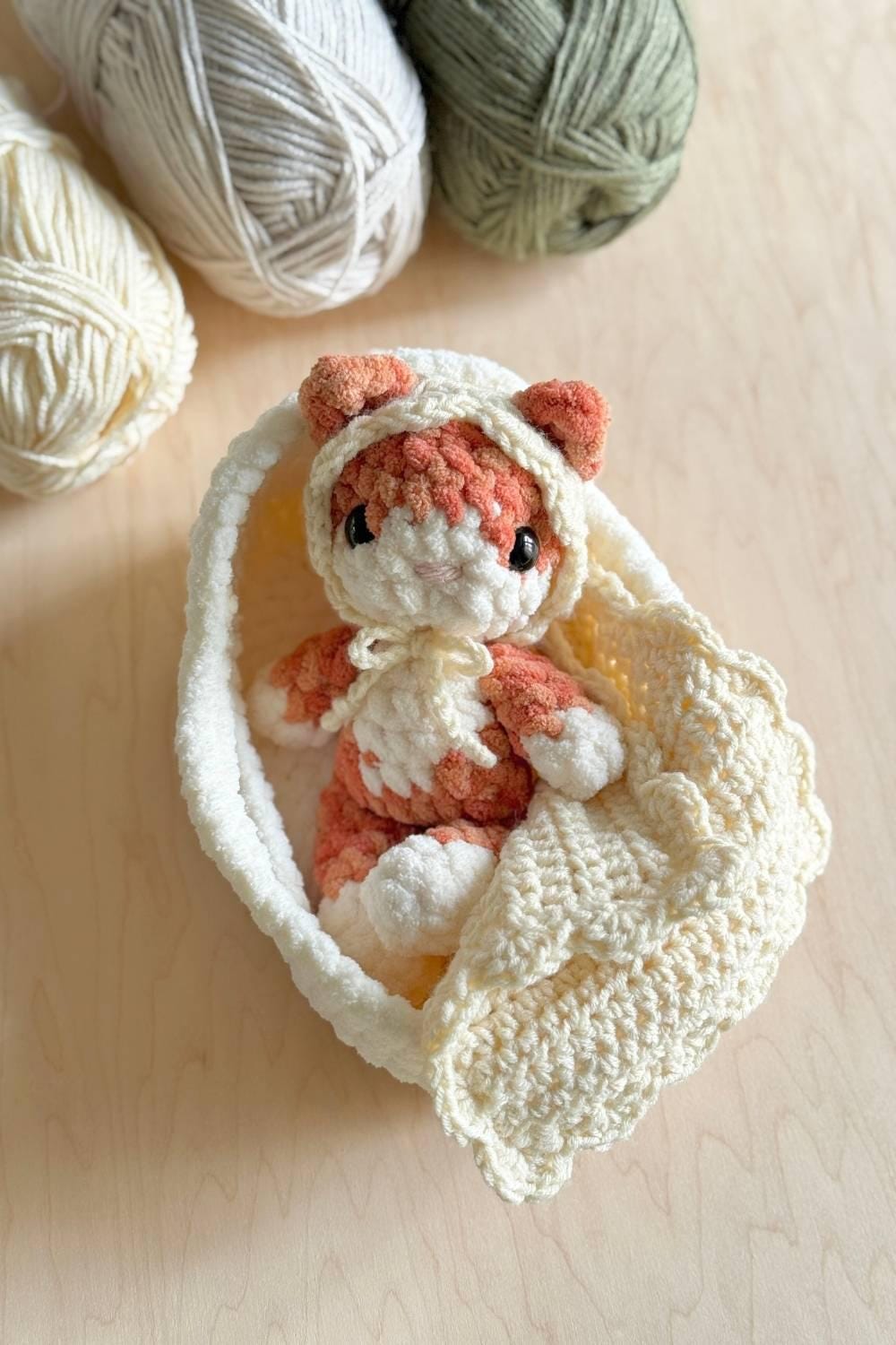 Baby Tilly Cat Crochet Pattern Fable Collection