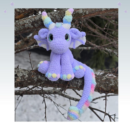 SnuggleBeansCrochet Baby Snuggle Dragon Crochet Pattern PDF