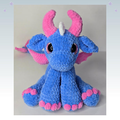 SnuggleBeansCrochet Baby Snuggle Dragon Crochet Pattern PDF