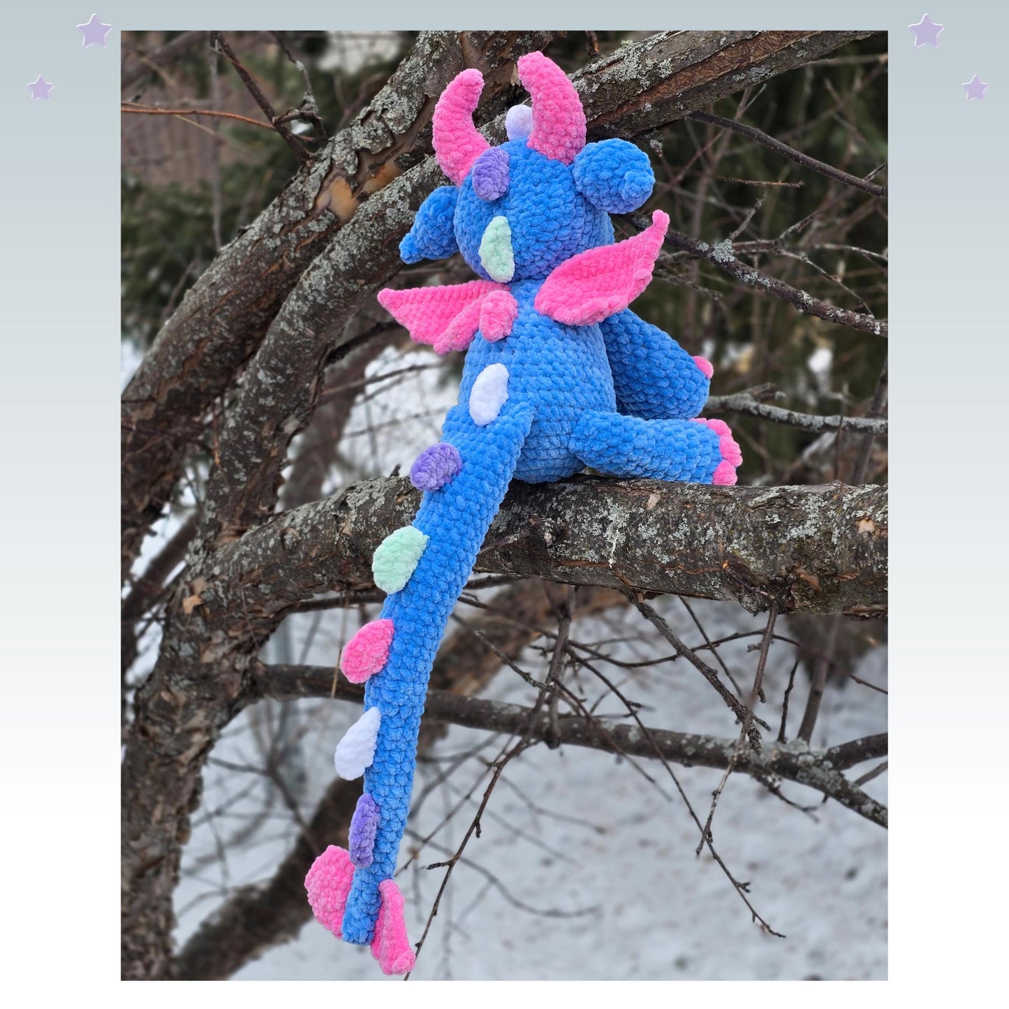 SnuggleBeansCrochet Baby Snuggle Dragon Crochet Pattern PDF