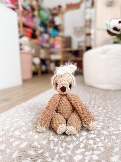 BkayCrochetCo Sloane the Sloth SNUGGLER + STUFFIE Amigurumi Crochet Pattern PDF
