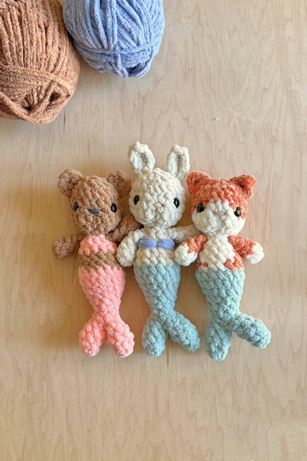 Oak and Marlow Fable Baby Mermaid Mod Crochet Pattern