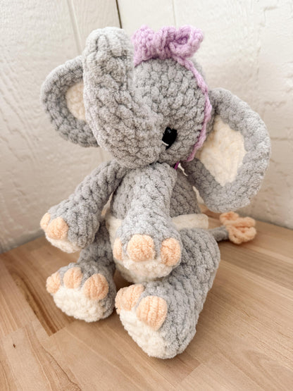 BkayCrochetCo May the Elephant STUFFIE Amigurumi Crochet Pattern PDF