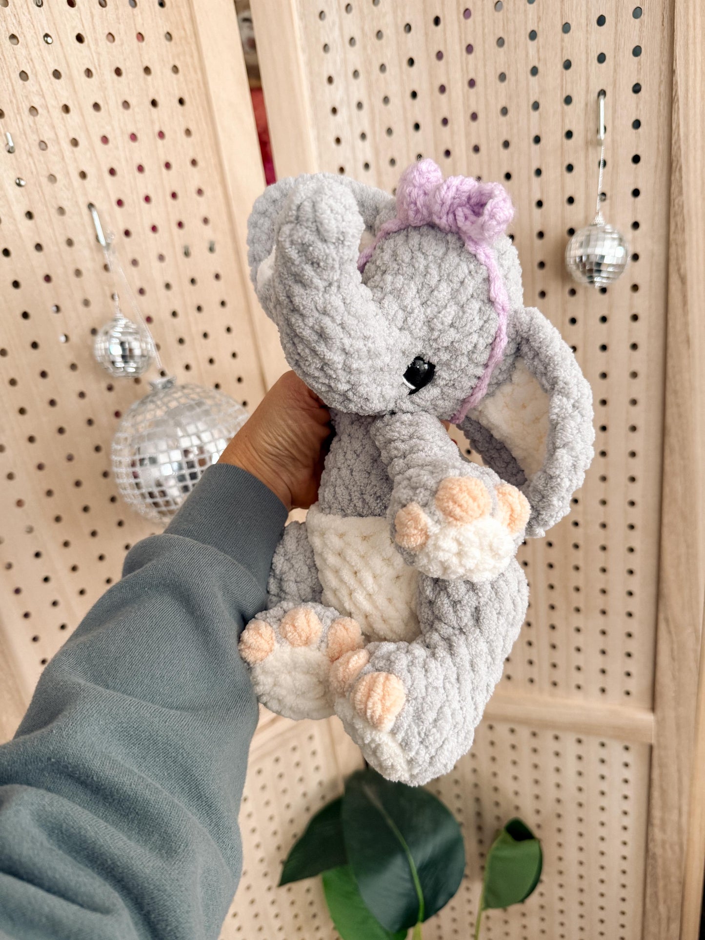 BkayCrochetCo May the Elephant STUFFIE Amigurumi Crochet Pattern PDF