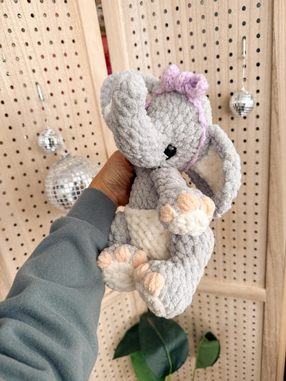 BkayCrochetCo May the Elephant STUFFIE Amigurumi Crochet Pattern PDF