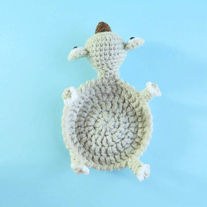 Hooktasyy 3-in-1 Sloth & Squirrel Popping Coaster Beginner Crochet Pattern PDF