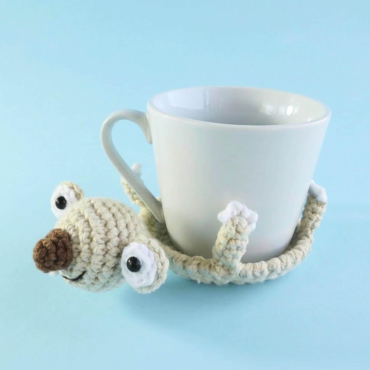 Hooktasyy 3-in-1 Sloth & Squirrel Popping Coaster Beginner Crochet Pattern PDF