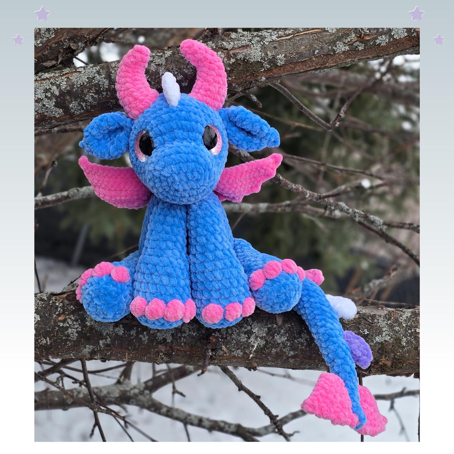 SnuggleBeansCrochet Baby Snuggle Dragon Crochet Pattern PDF