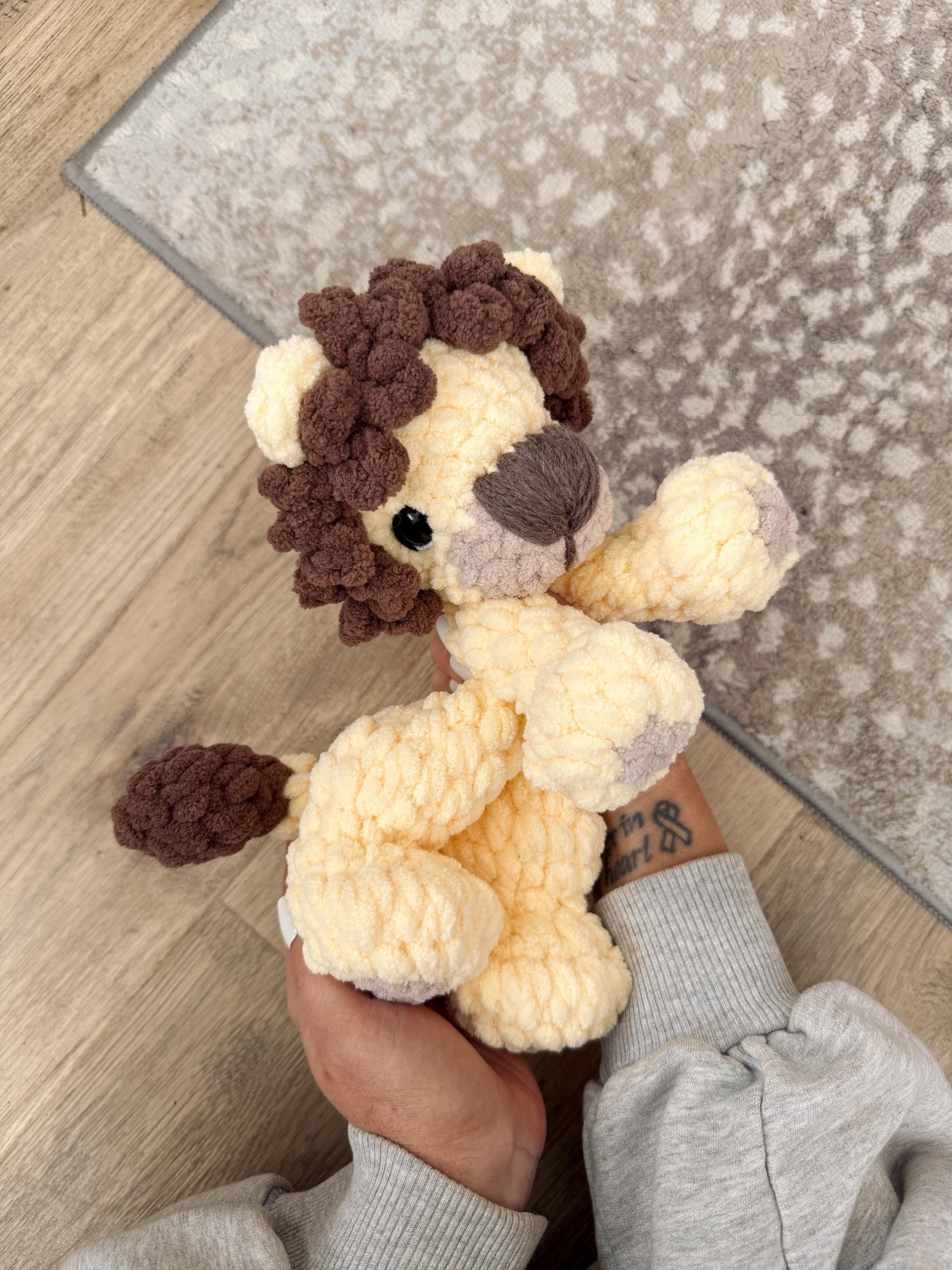 BkayCrochetCo Leo the Lion SNUGGLER and STUFFIE Amigurumi Crochet Pattern PDF
