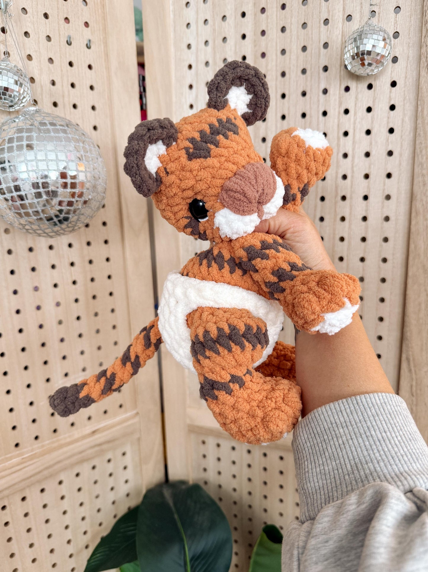 BkayCrochetCo Tux the Tiger SNUGGLER + STUFFIE Amigurumi Crochet Pattern PDF