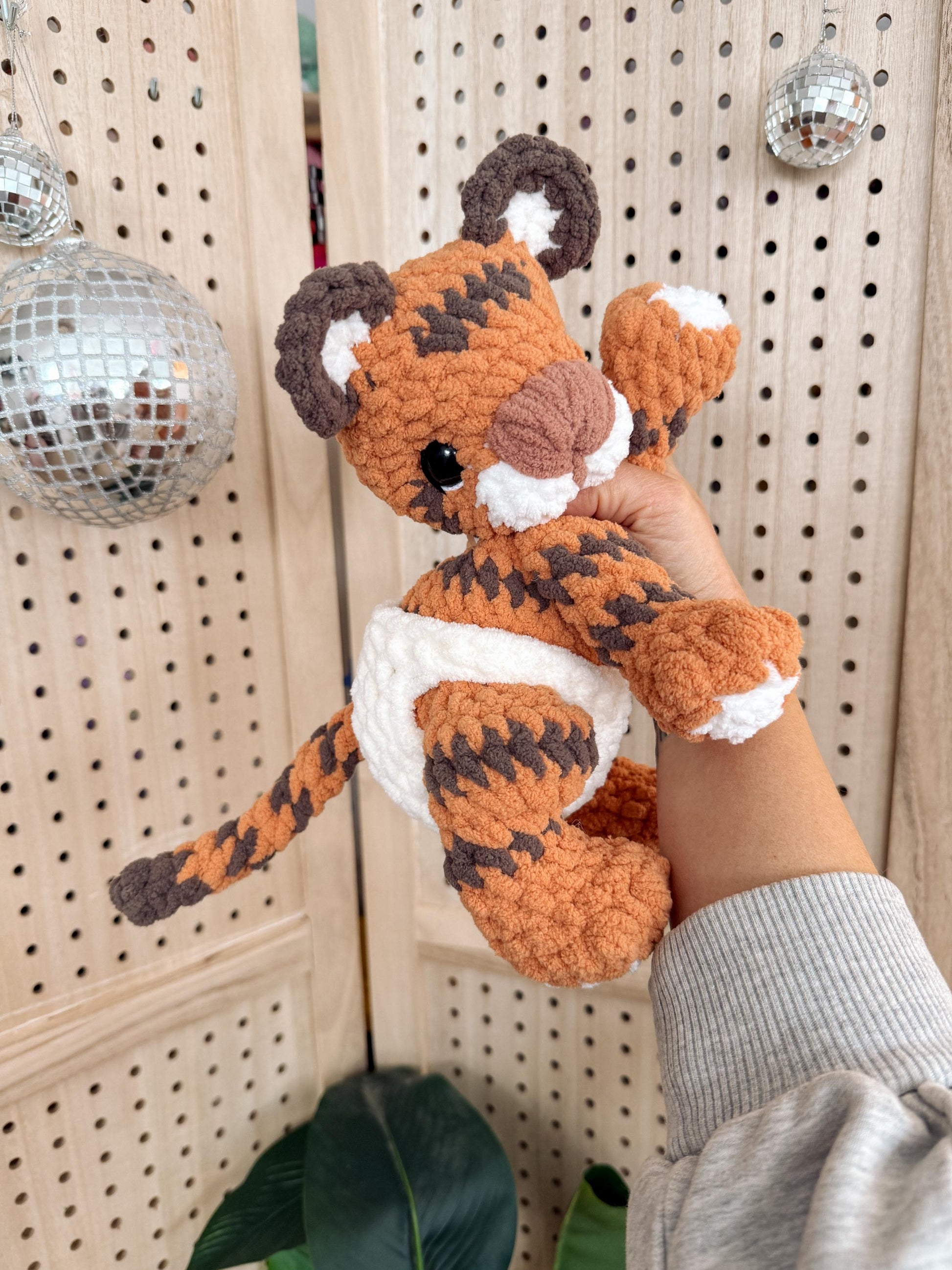 BkayCrochetCo Tux the Tiger SNUGGLER + STUFFIE Amigurumi Crochet Pattern PDF