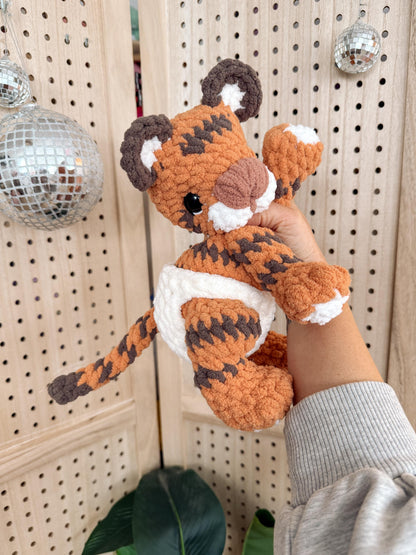 BkayCrochetCo Tux the Tiger SNUGGLER + STUFFIE Amigurumi Crochet Pattern PDF