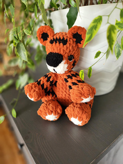 BkayCrochetCo Tux the Tiger STUFFIE Amigurumi Crochet Pattern PDF