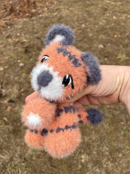 BkayCrochetCo Tux the Tiger SNUGGLER No Sew Amigurumi Crochet Pattern PDF