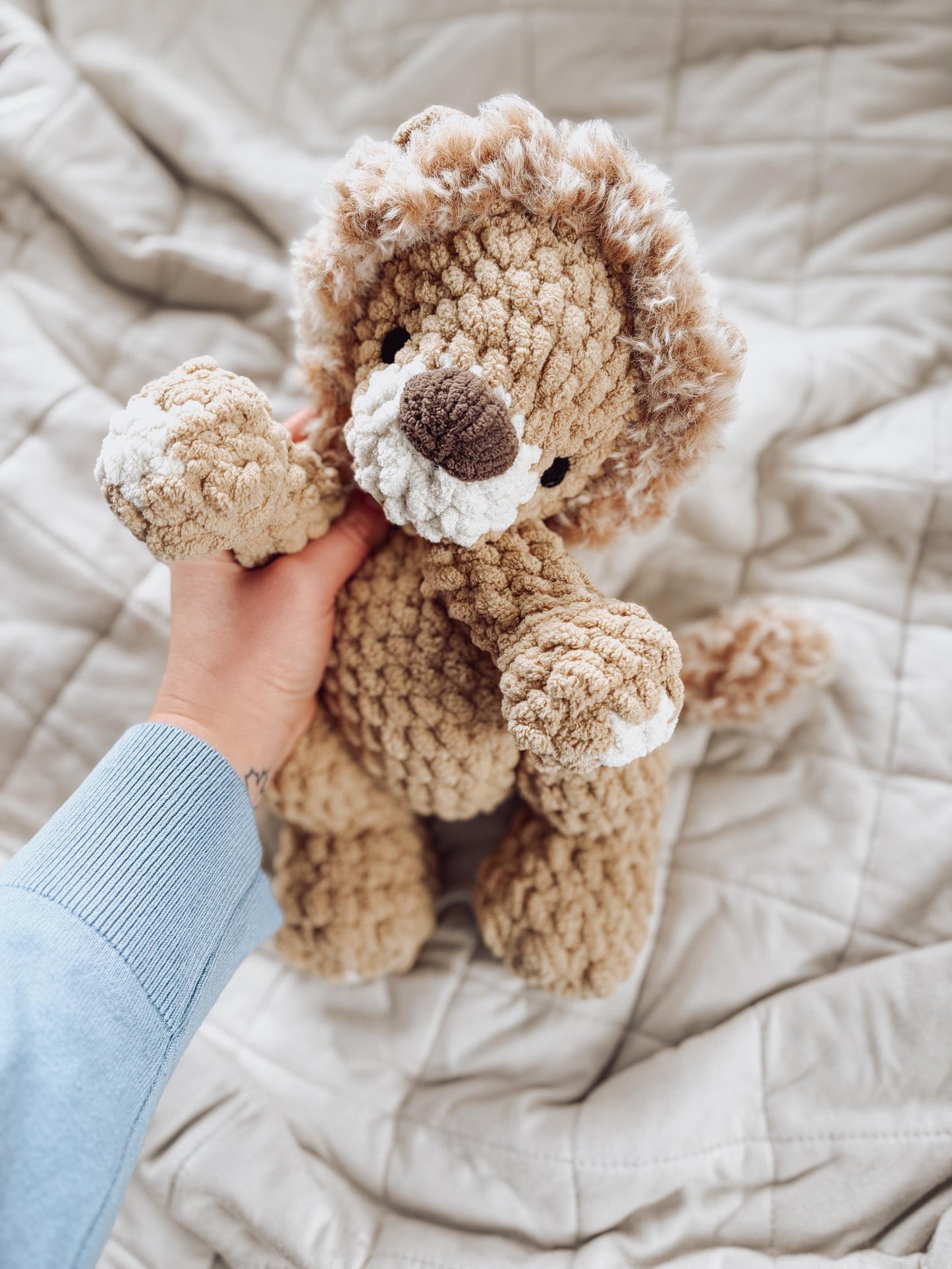 BkayCrochetCo Leo the Lion STUFFIE Amigurumi Crochet Pattern PDF