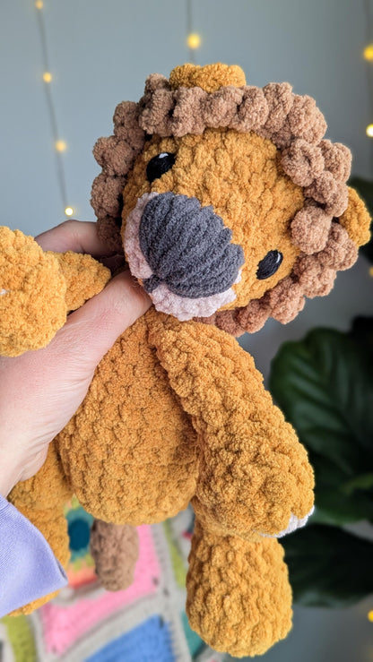 BkayCrochetCo Leo the Lion STUFFIE Amigurumi Crochet Pattern PDF