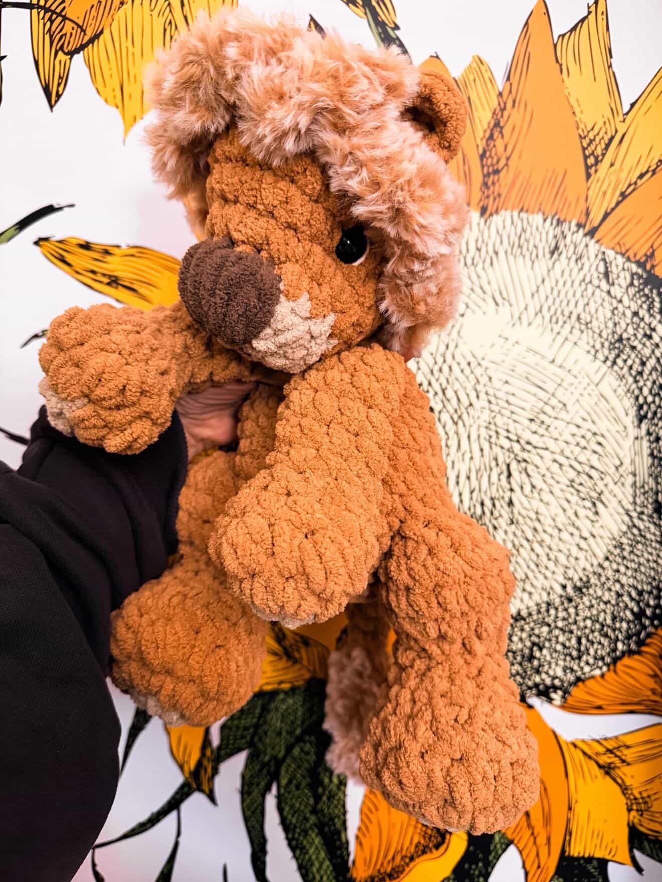 BkayCrochetCo Leo the Lion STUFFIE Amigurumi Crochet Pattern PDF