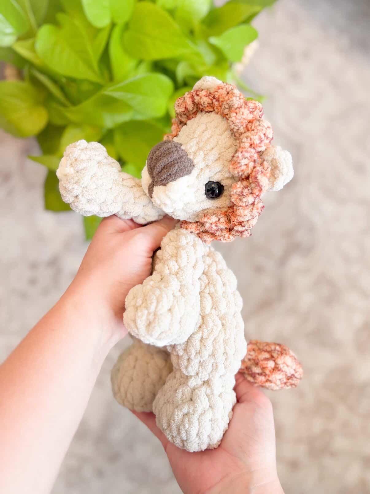 BkayCrochetCo Leo the Lion SNUGGLER Amigurumi Crochet Pattern PDF