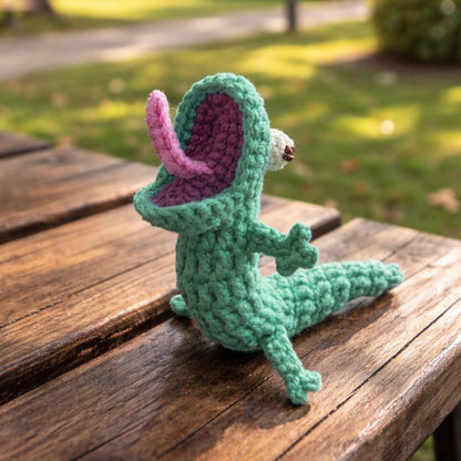 Hooktasyy Crochet Tom Lizard Pattern Cute Amigurumi Beginner Easy PDF
